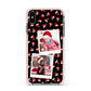 Christmas Two Photo Apple iPhone Xs Max Impact Case Pink Edge on Black Phone
