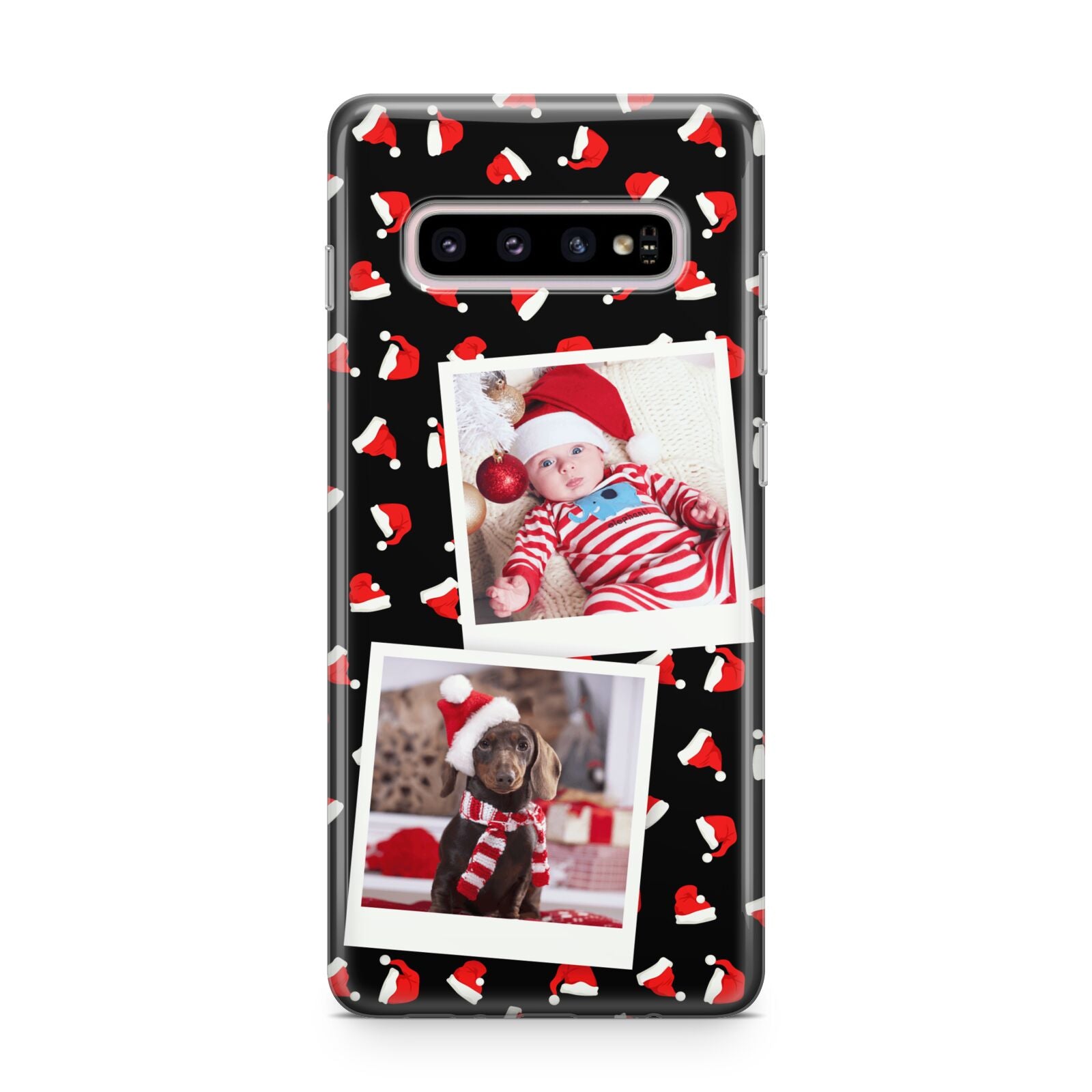 Christmas Two Photo Samsung Galaxy S10 Plus Case