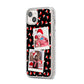 Christmas Two Photo iPhone 14 Plus Glitter Tough Case Starlight Angled Image