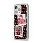 Christmas Two Photo iPhone 14 Pro Max Clear Tough Case Silver Angled Image