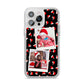 Christmas Two Photo iPhone 14 Pro Max Clear Tough Case Silver