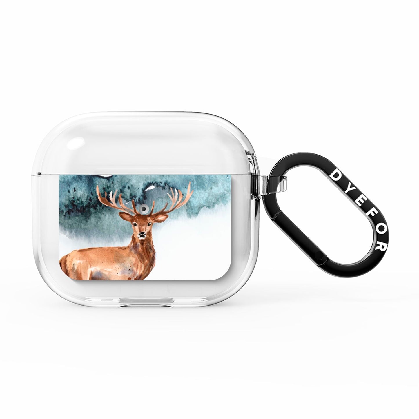 Christmas Winter Stag AirPods Clear Case 3rd Gen