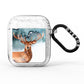 Christmas Winter Stag AirPods Glitter Case