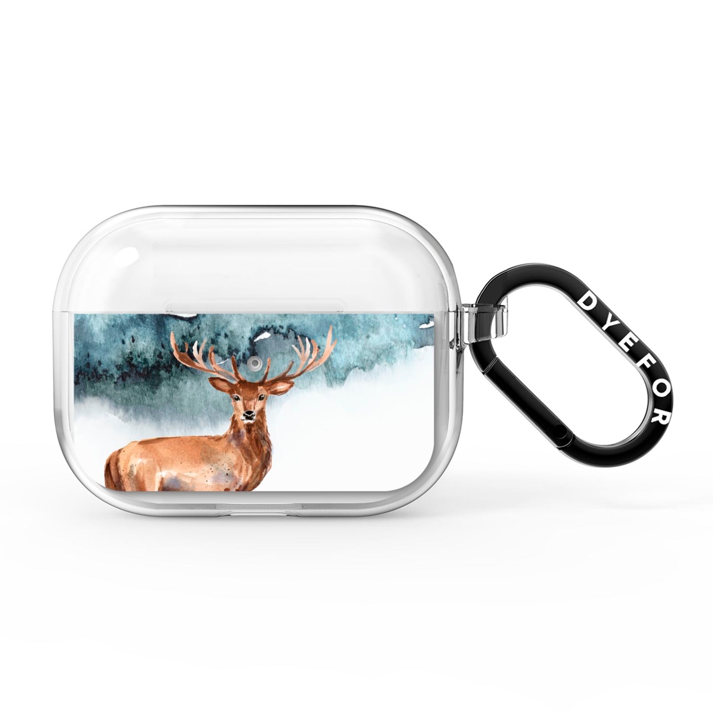 Christmas Winter Stag AirPods Pro Clear Case