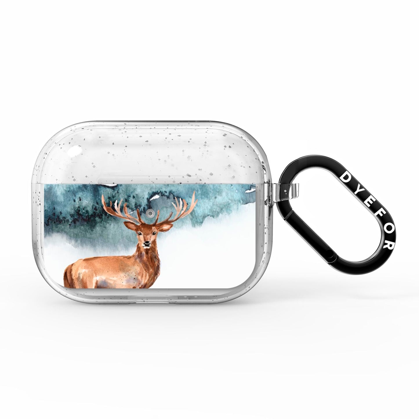 Christmas Winter Stag AirPods Pro Glitter Case