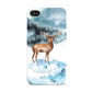 Christmas Winter Stag Apple iPhone 4s Case
