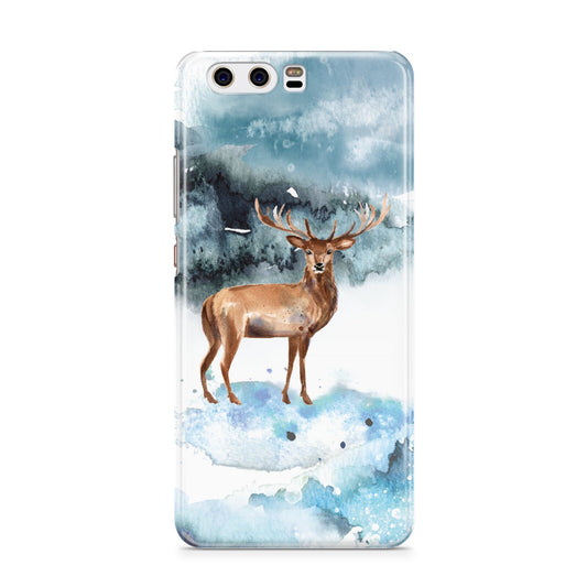 Christmas Winter Stag Huawei P10 Phone Case