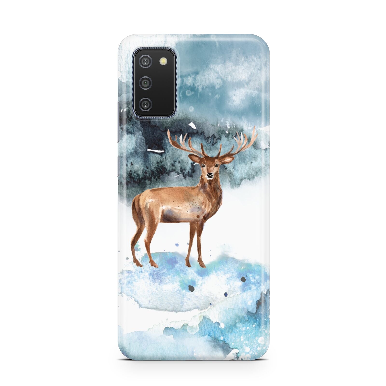 Christmas Winter Stag Samsung A02s Case