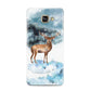 Christmas Winter Stag Samsung Galaxy A3 2016 Case on gold phone