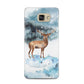 Christmas Winter Stag Samsung Galaxy A5 2016 Case on gold phone