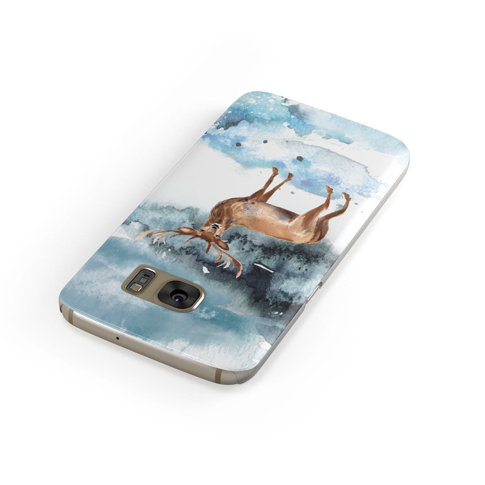 Christmas Winter Stag Samsung Galaxy Case Front Close Up