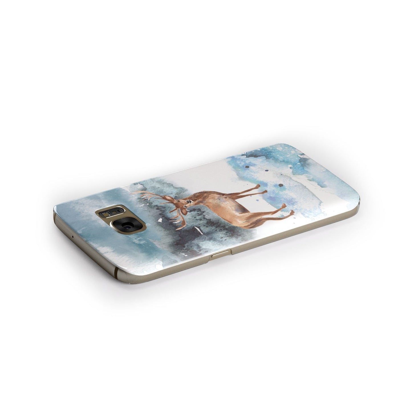 Christmas Winter Stag Samsung Galaxy Case Side Close Up