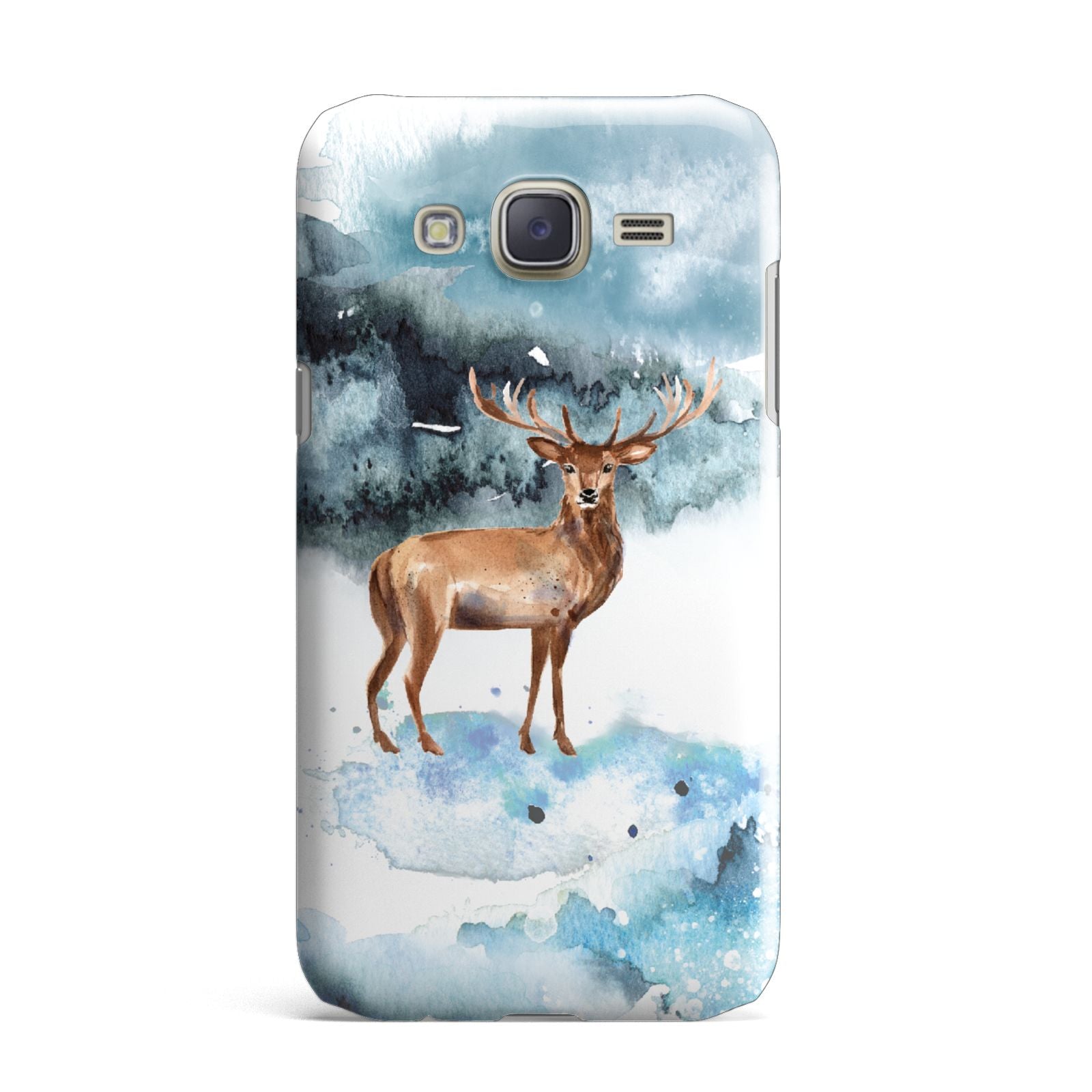 Christmas Winter Stag Samsung Galaxy J7 Case