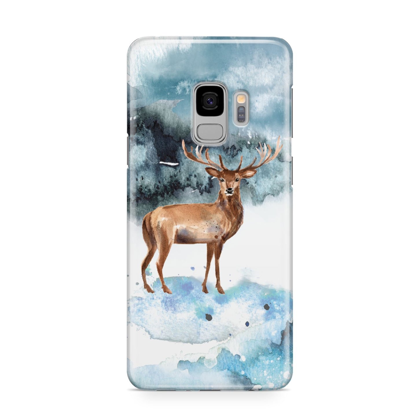 Christmas Winter Stag Samsung Galaxy S9 Case
