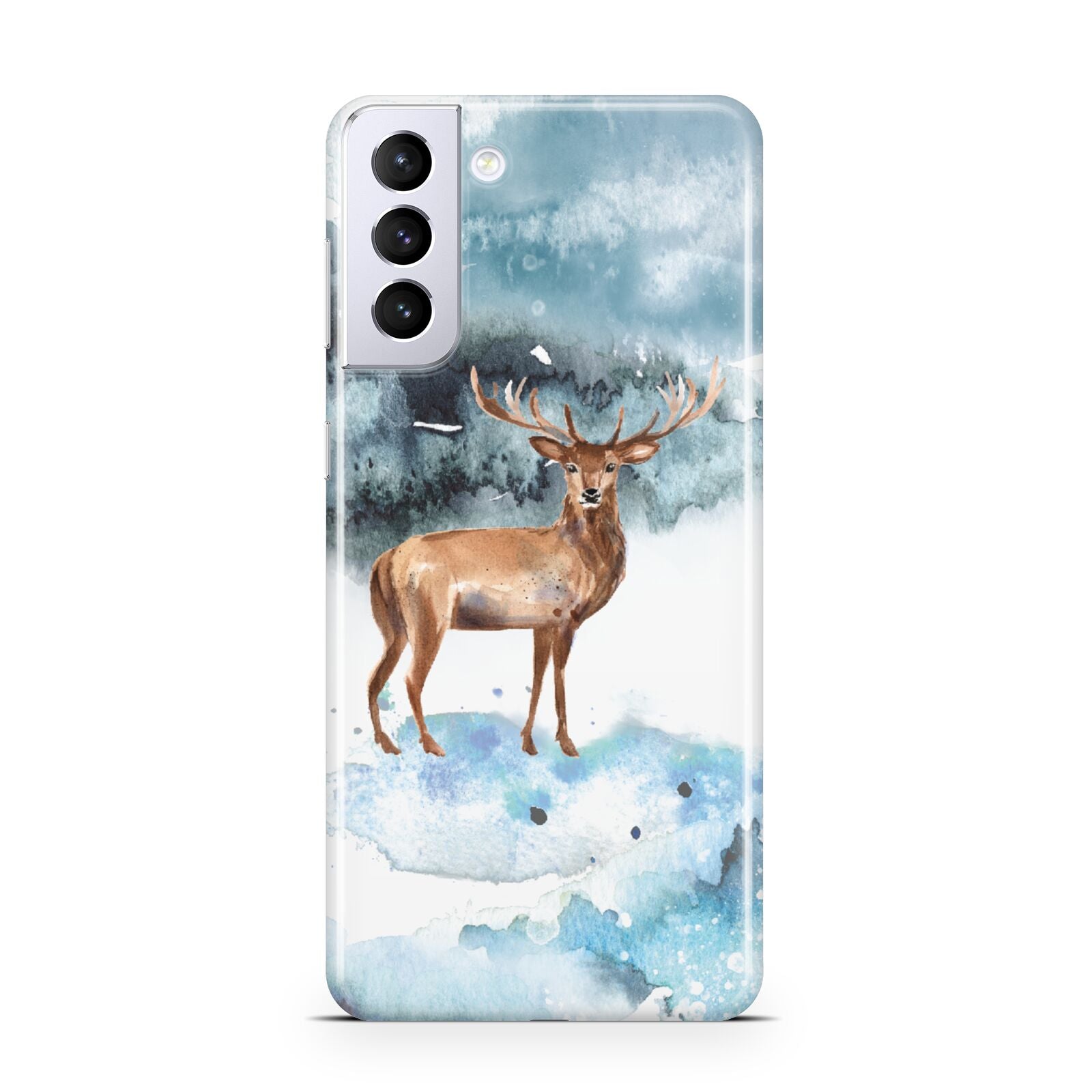 Christmas Winter Stag Samsung S21 Plus Phone Case