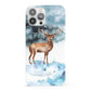 Christmas Winter Stag iPhone 13 Pro Max Full Wrap 3D Snap Case
