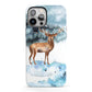 Christmas Winter Stag iPhone 13 Pro Max Full Wrap 3D Tough Case