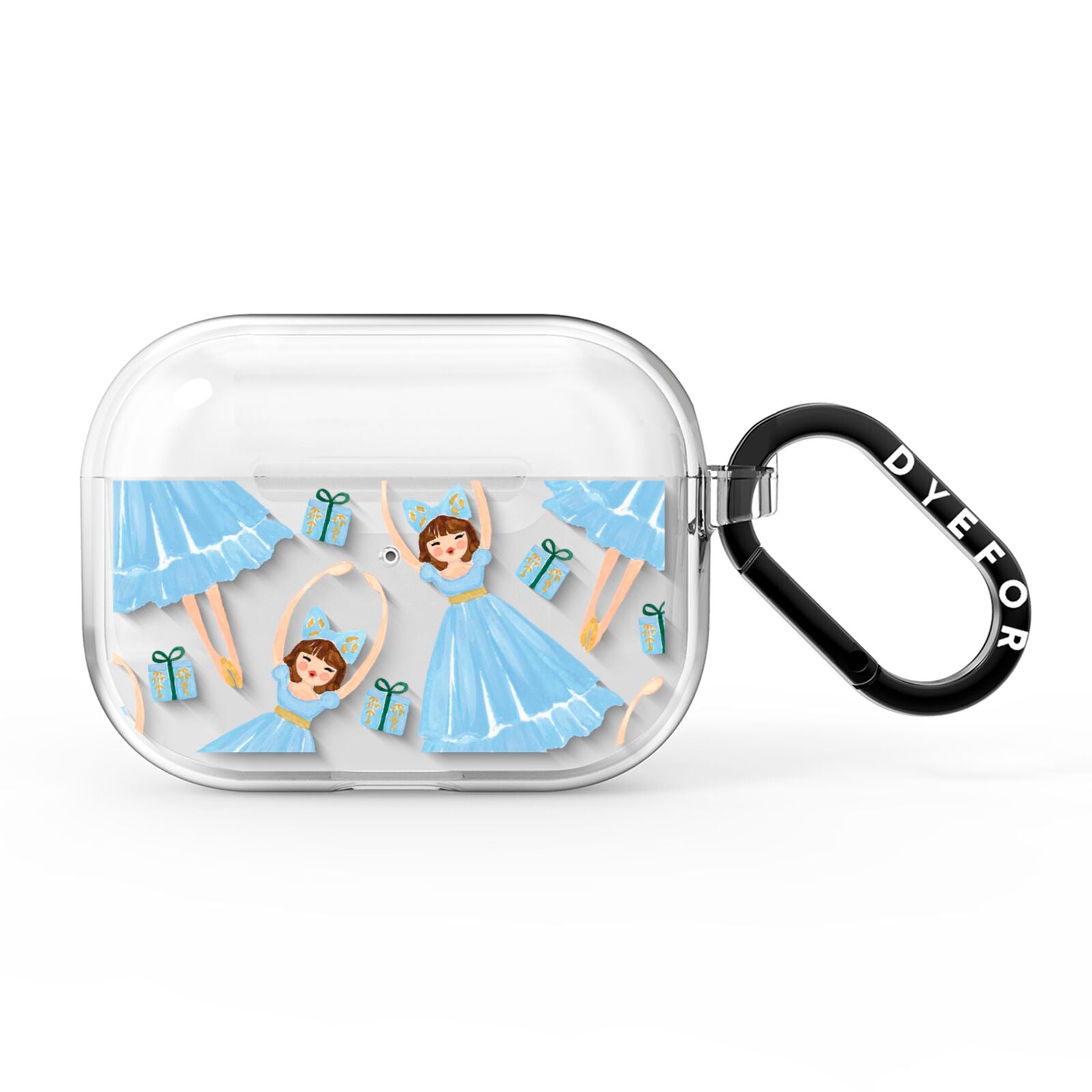 Christmas ballerina present AirPods Pro Clear Case