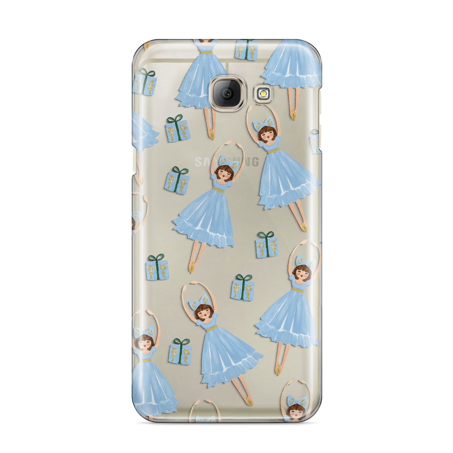 Christmas ballerina present Samsung Galaxy A8 2016 Case