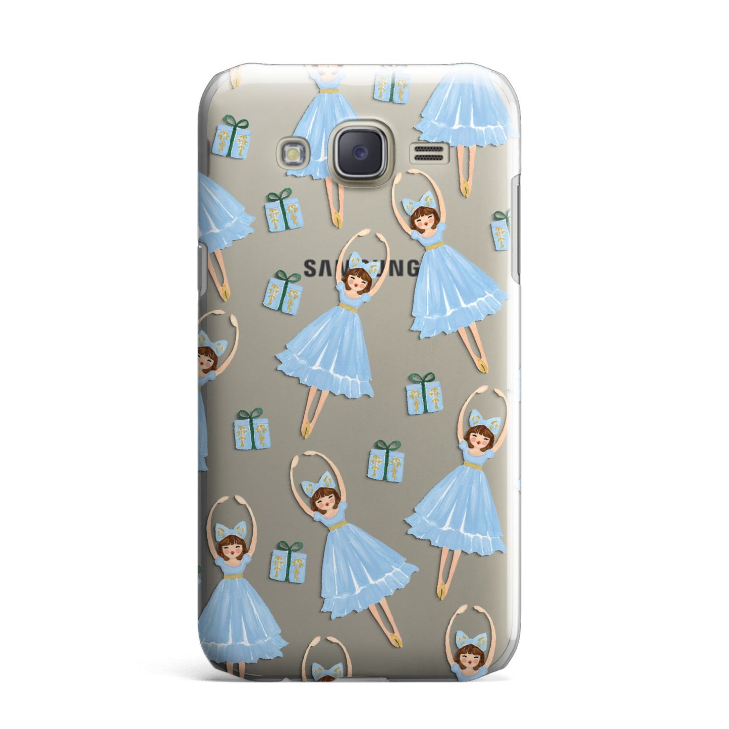 Christmas ballerina present Samsung Galaxy J7 Case