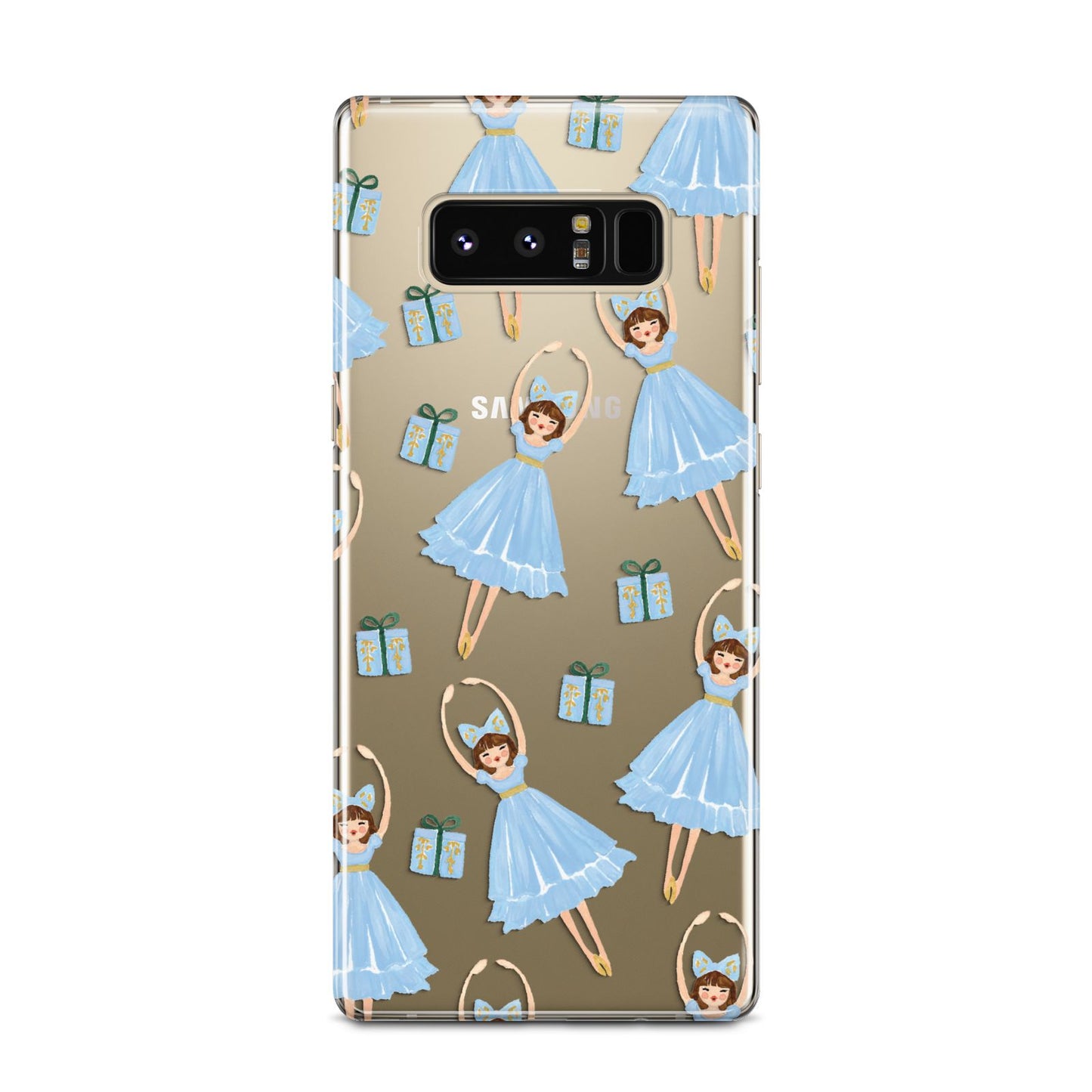 Christmas ballerina present Samsung Galaxy Note 8 Case