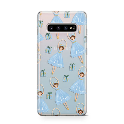 Christmas ballerina present Samsung Galaxy S10 Case