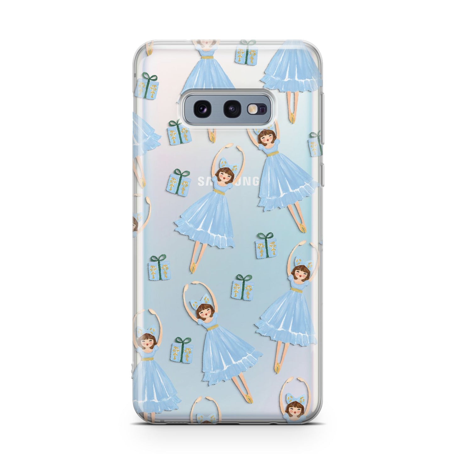 Christmas ballerina present Samsung Galaxy S10E Case