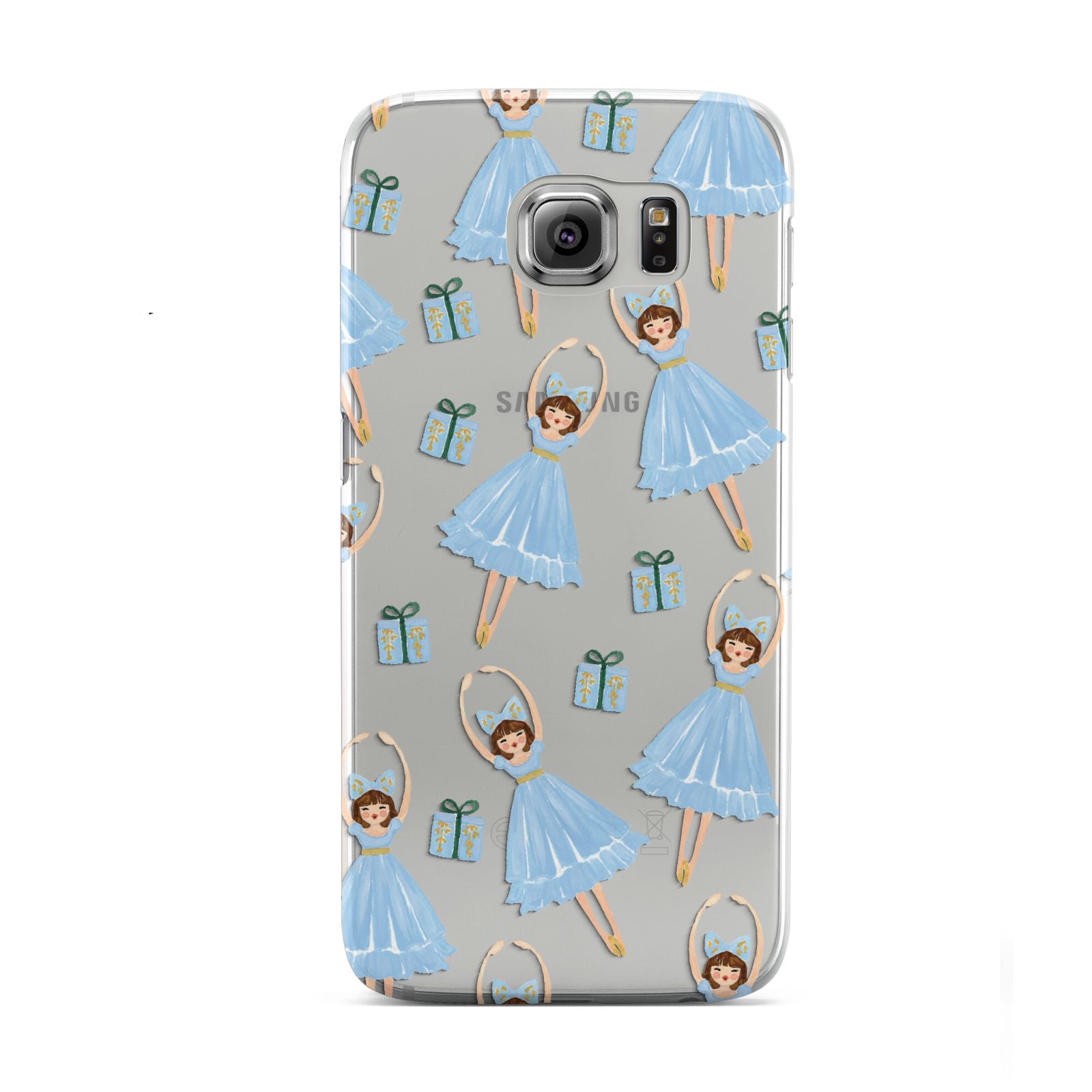 Christmas ballerina present Samsung Galaxy S6 Case