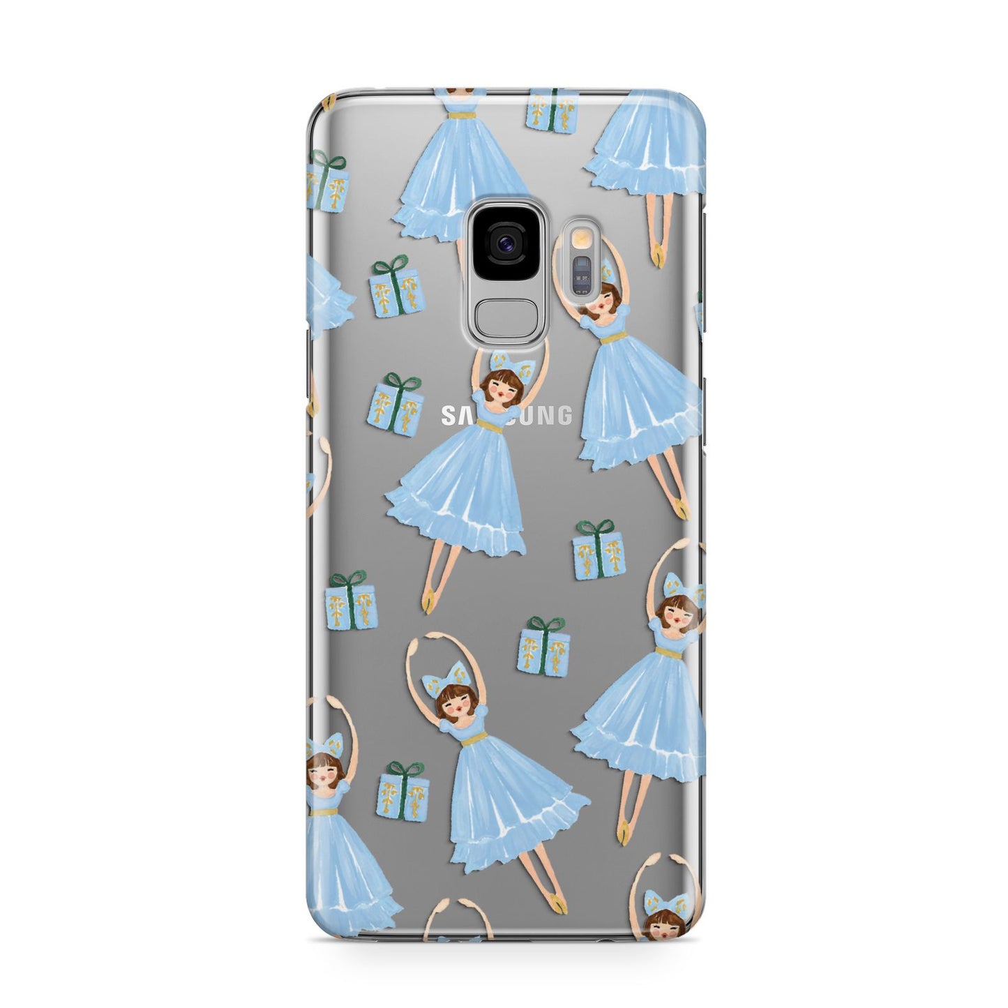 Christmas ballerina present Samsung Galaxy S9 Case
