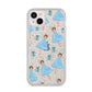 Christmas ballerina present iPhone 14 Plus Glitter Tough Case Starlight