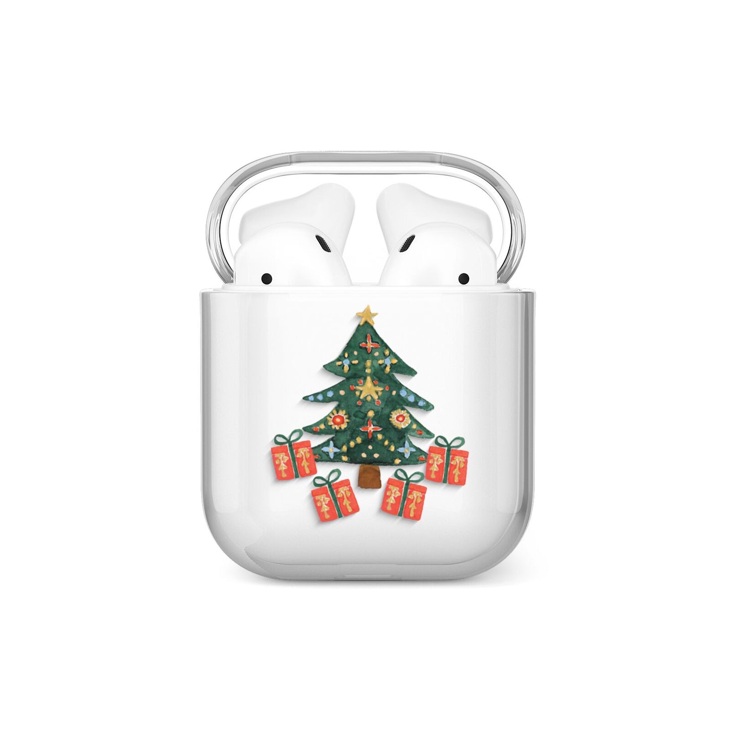 Christmas tree and presents AirPods Case