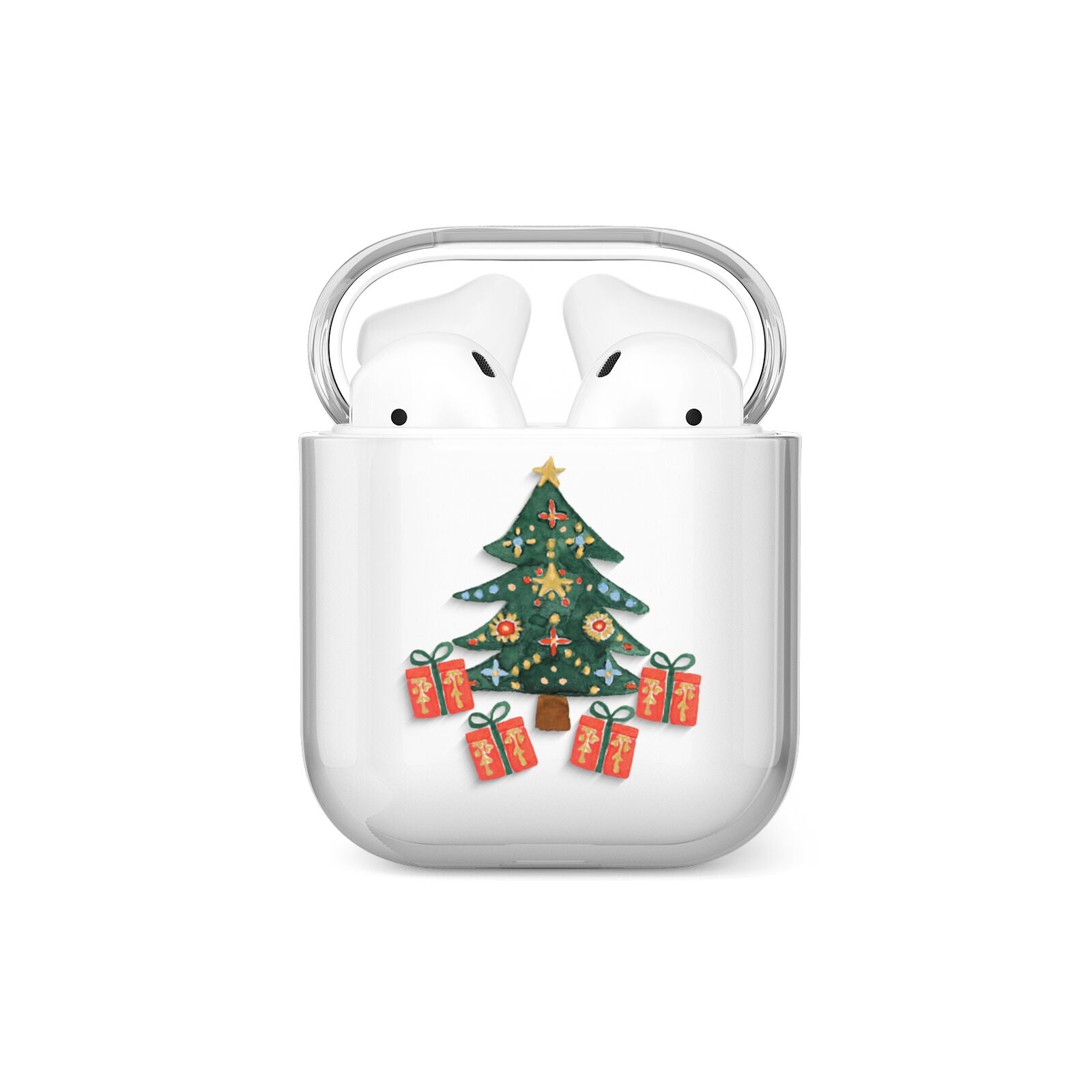 Christmas tree and presents AirPods Case