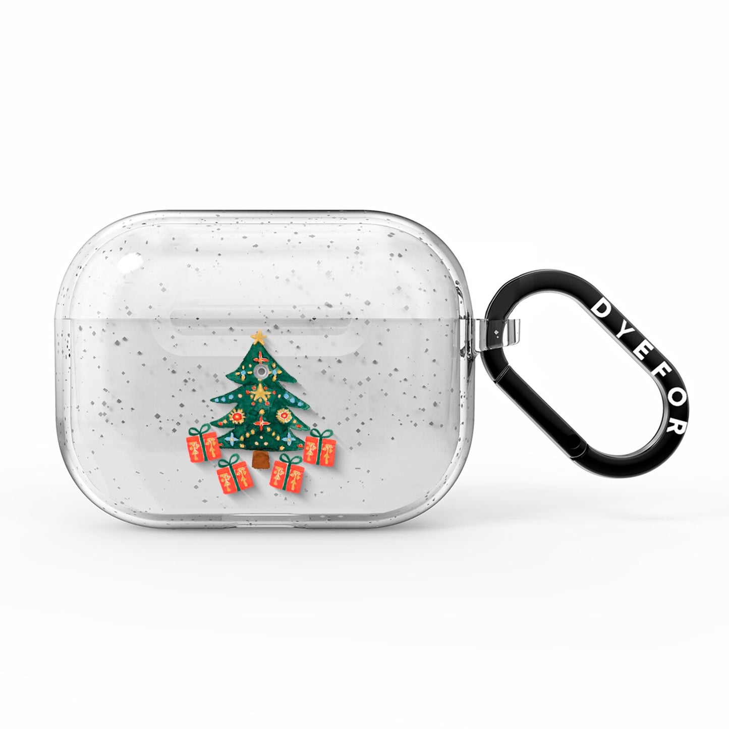 Christmas tree and presents AirPods Pro Glitter Case