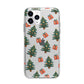 Christmas tree and presents Apple iPhone 11 Pro Max in Silver with Bumper Case
