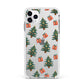 Christmas tree and presents Apple iPhone 11 Pro Max in Silver with White Impact Case