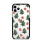 Christmas tree and presents Apple iPhone 11 Pro in Silver with Black Impact Case
