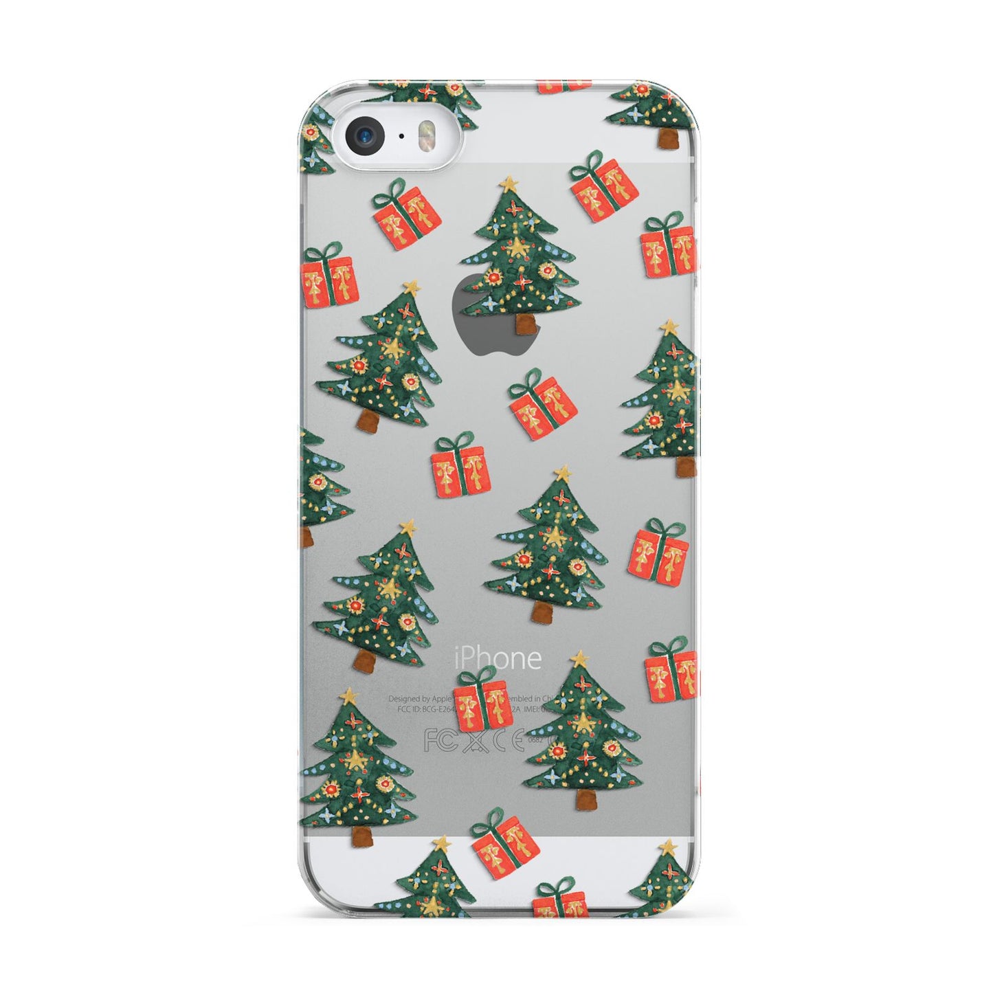 Christmas tree and presents Apple iPhone 5 Case