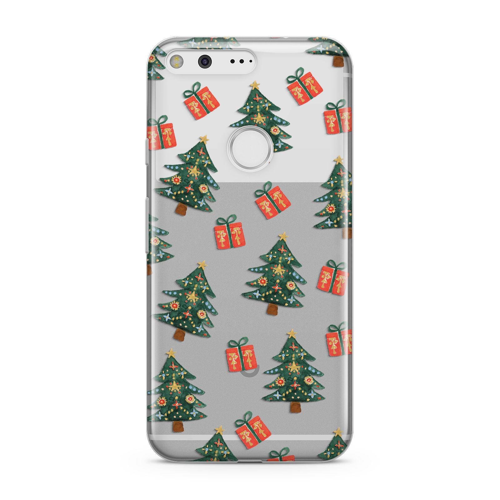 Christmas tree and presents Google Pixel Case