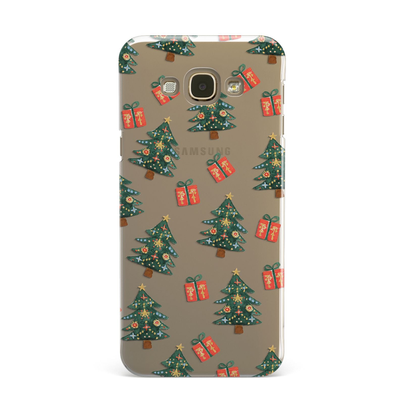 Christmas tree and presents Samsung Galaxy A8 Case