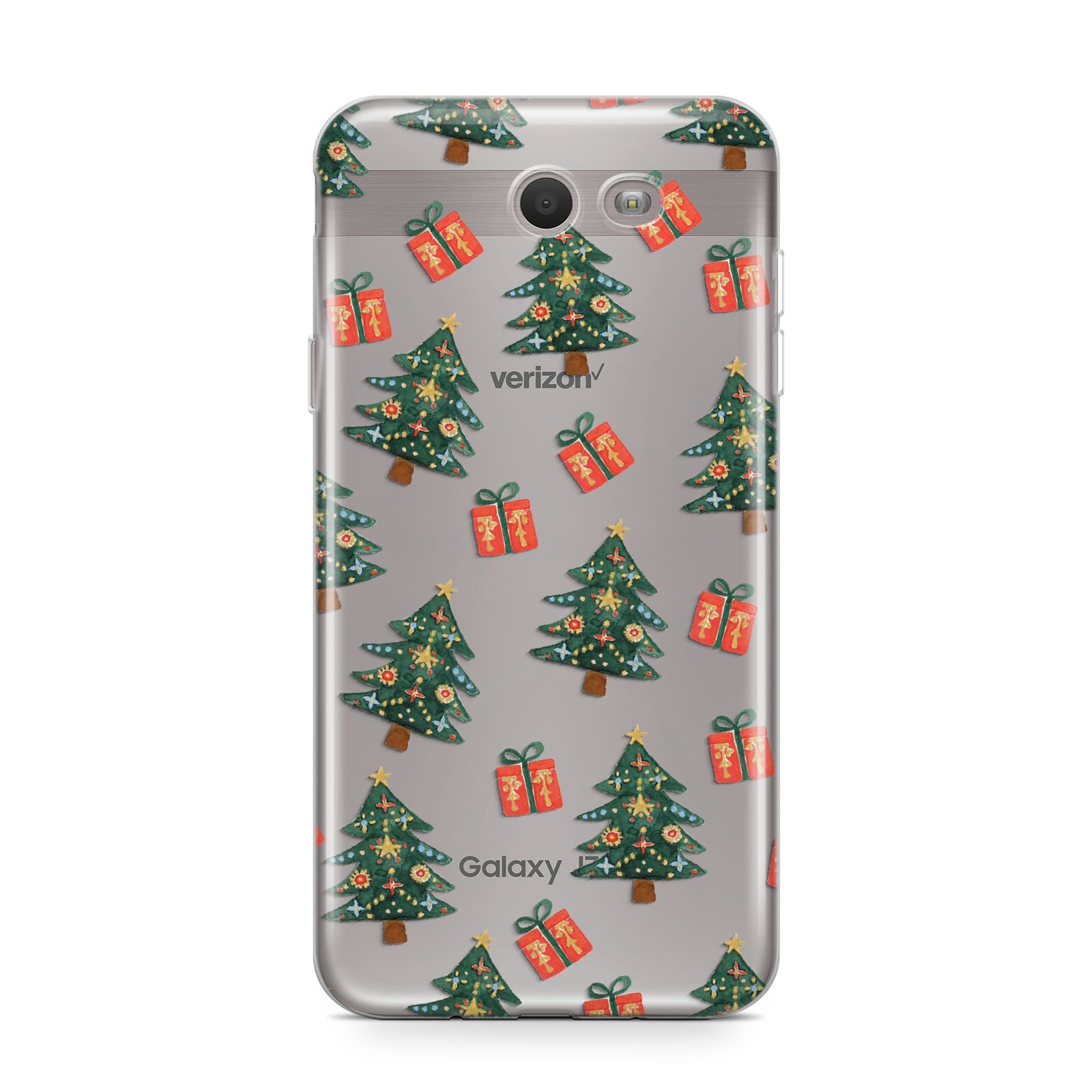 Christmas tree and presents Samsung Galaxy J7 2017 Case