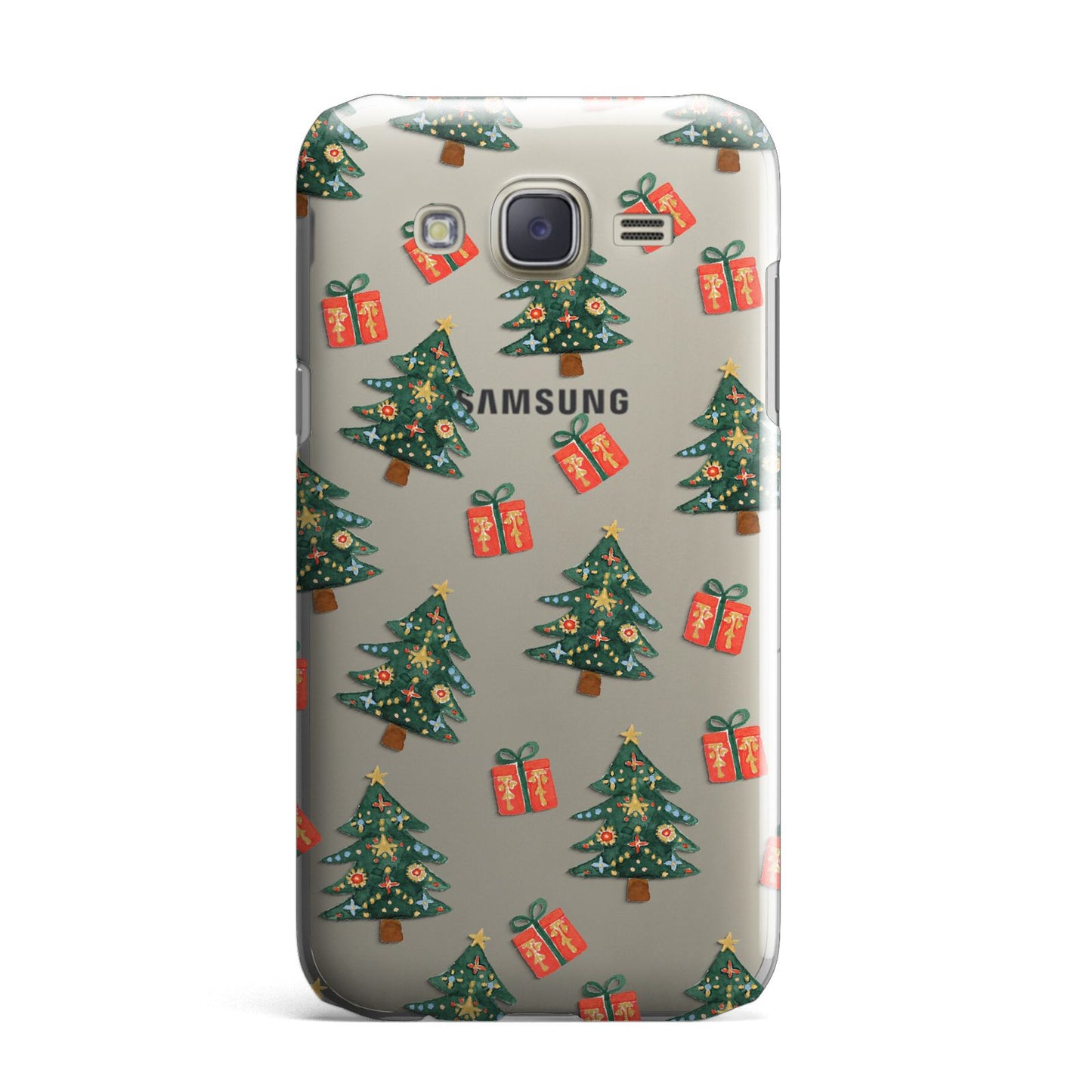 Christmas tree and presents Samsung Galaxy J7 Case
