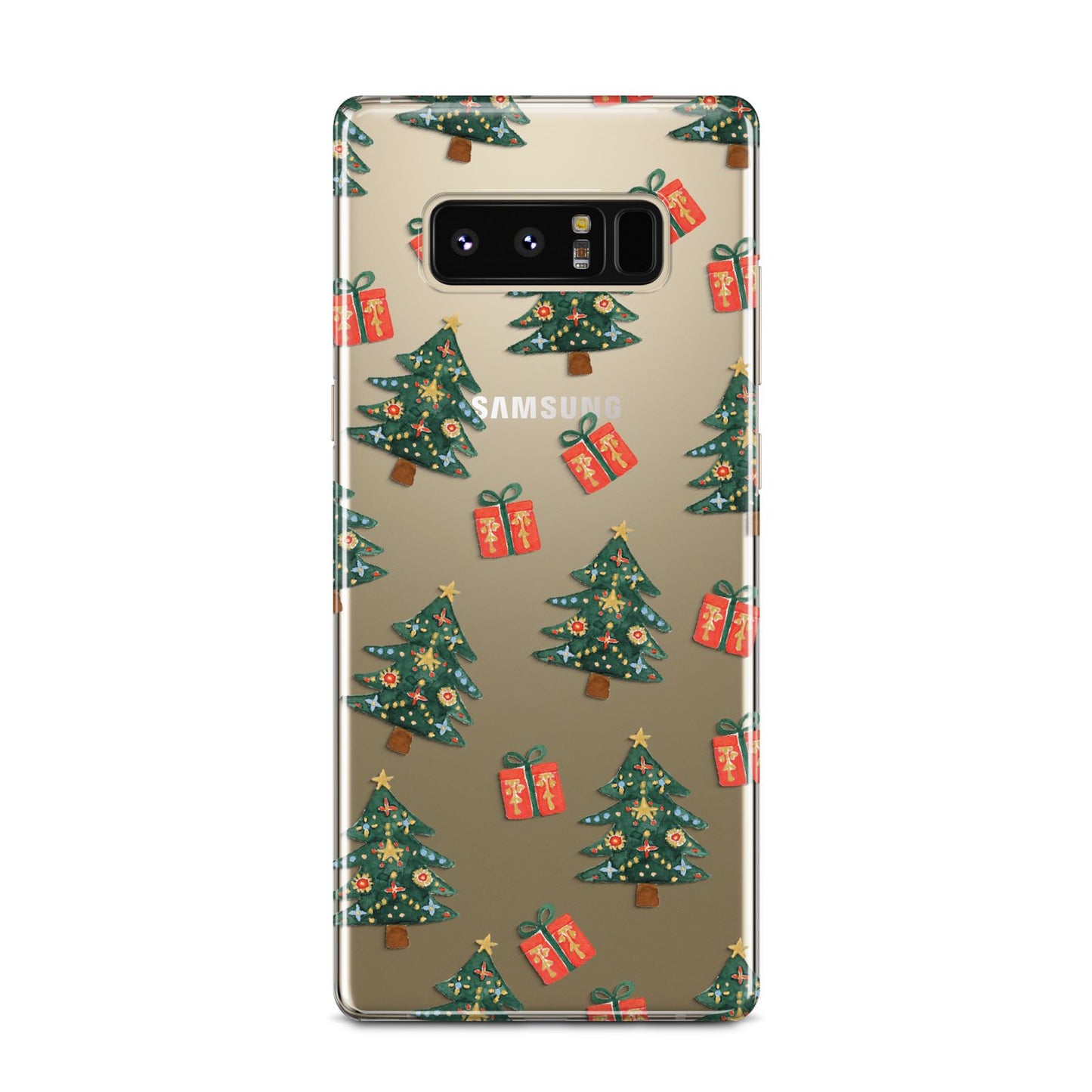 Christmas tree and presents Samsung Galaxy Note 8 Case