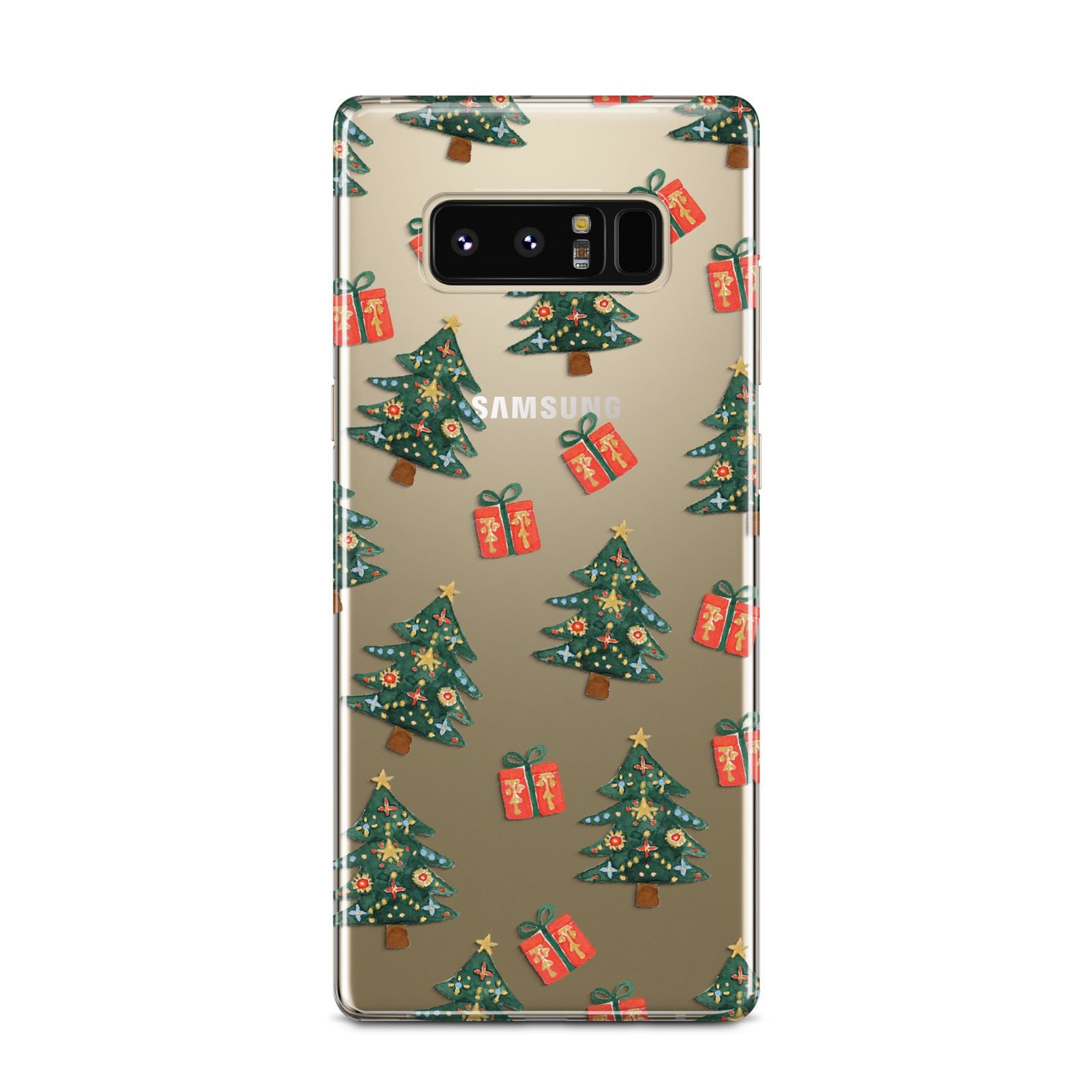 Christmas tree and presents Samsung Galaxy Note 8 Case