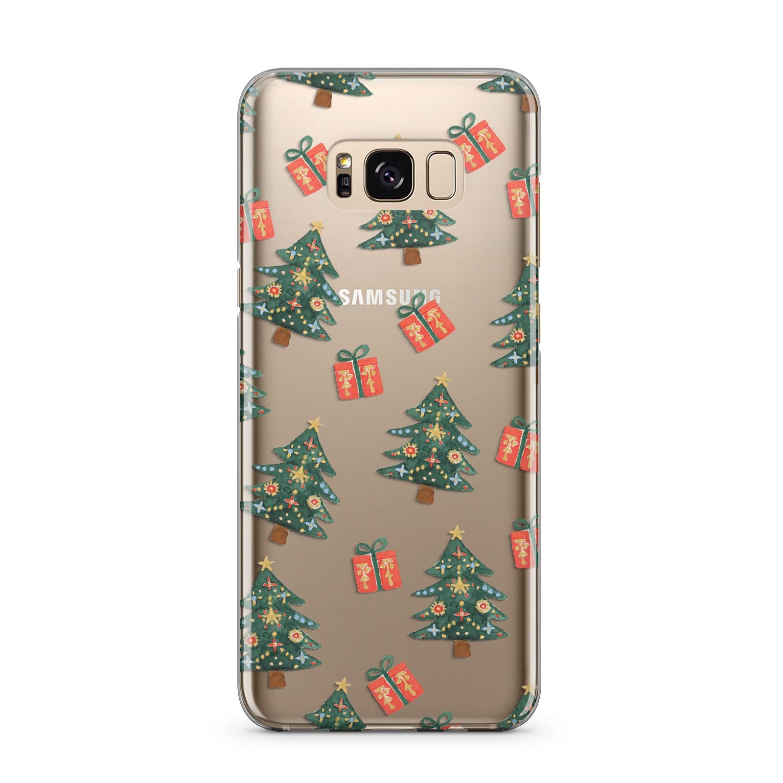 Christmas tree and presents Samsung Galaxy S8 Plus Case