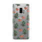 Christmas tree and presents Samsung Galaxy S9 Plus Case on Silver phone