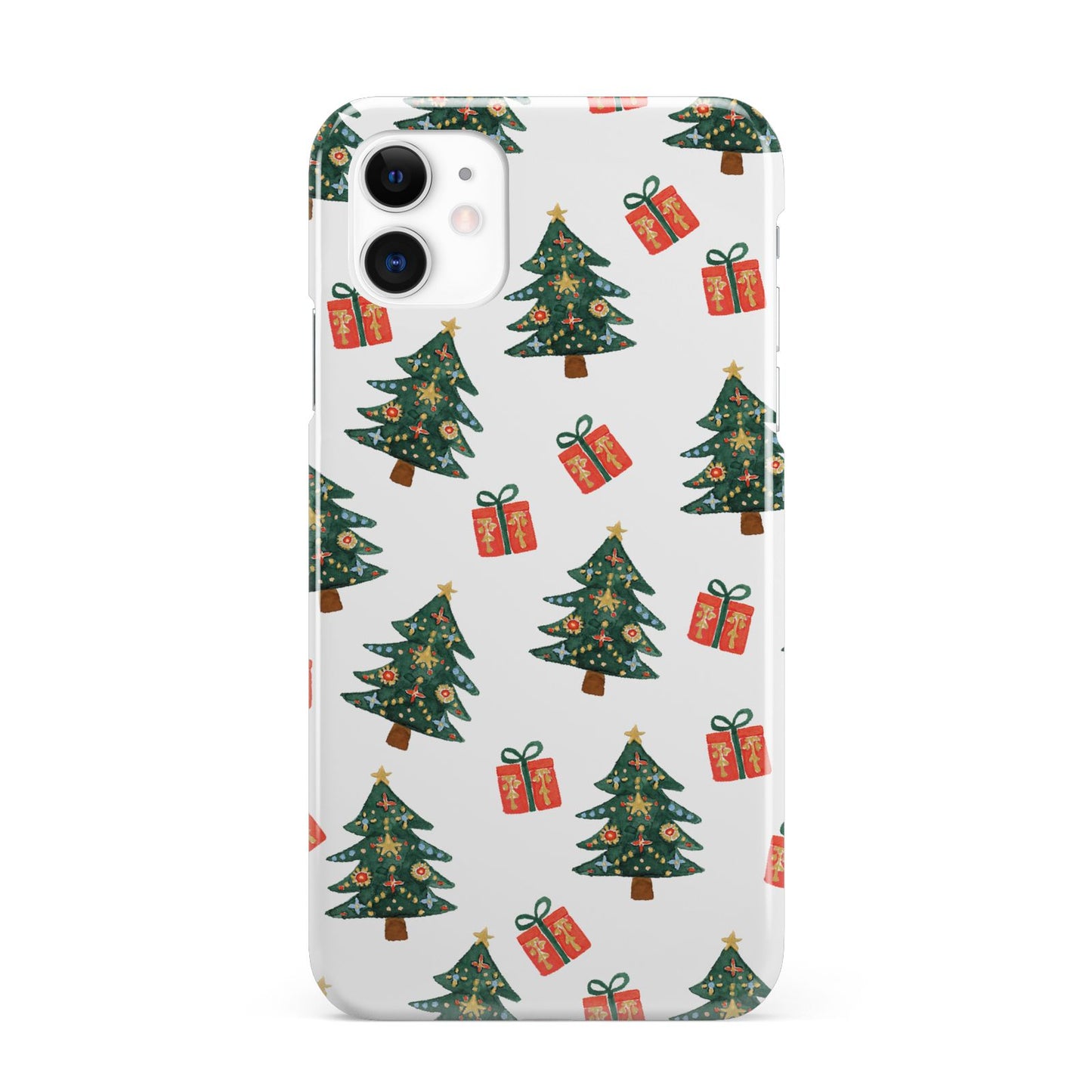 Christmas tree and presents iPhone 11 3D Snap Case