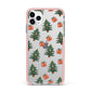 Christmas tree and presents iPhone 11 Pro Max Impact Pink Edge Case