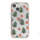 Christmas tree and presents iPhone 13 Mini TPU Impact Case with Pink Edges