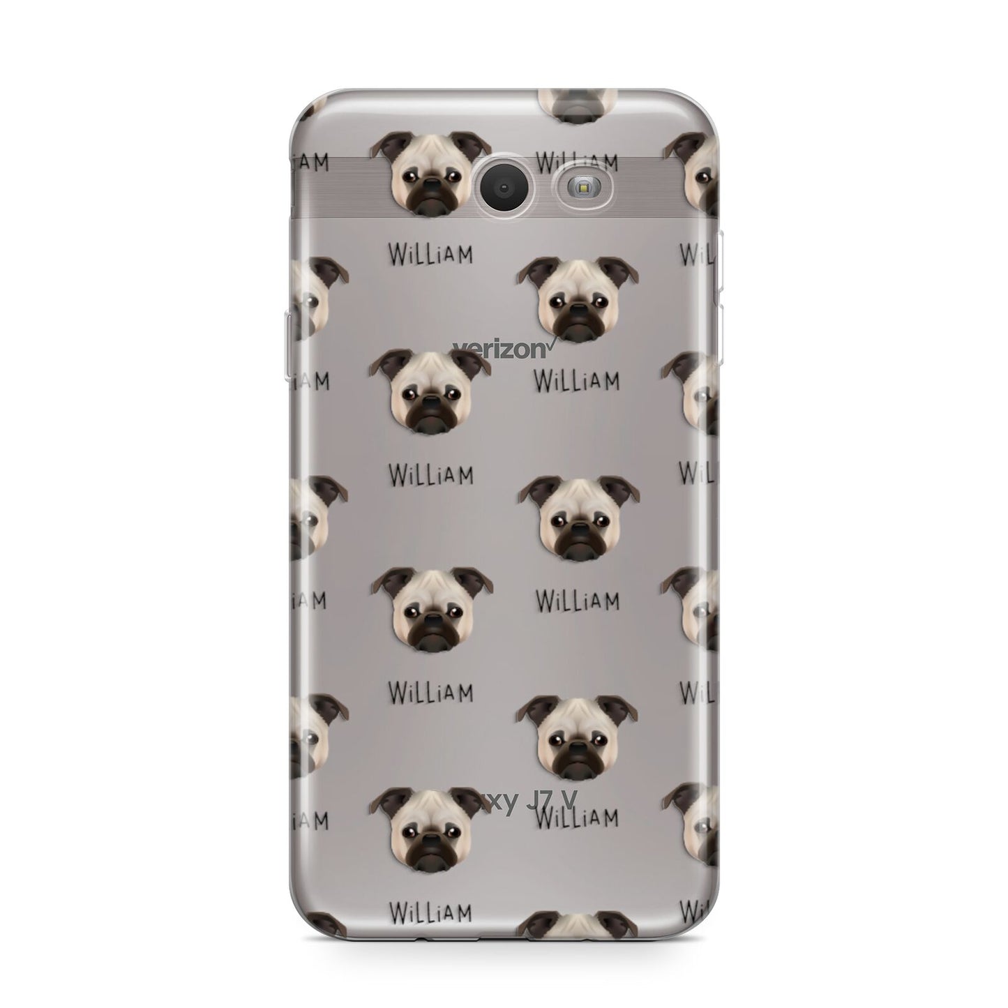 Chug Icon with Name Samsung Galaxy J7 2017 Case