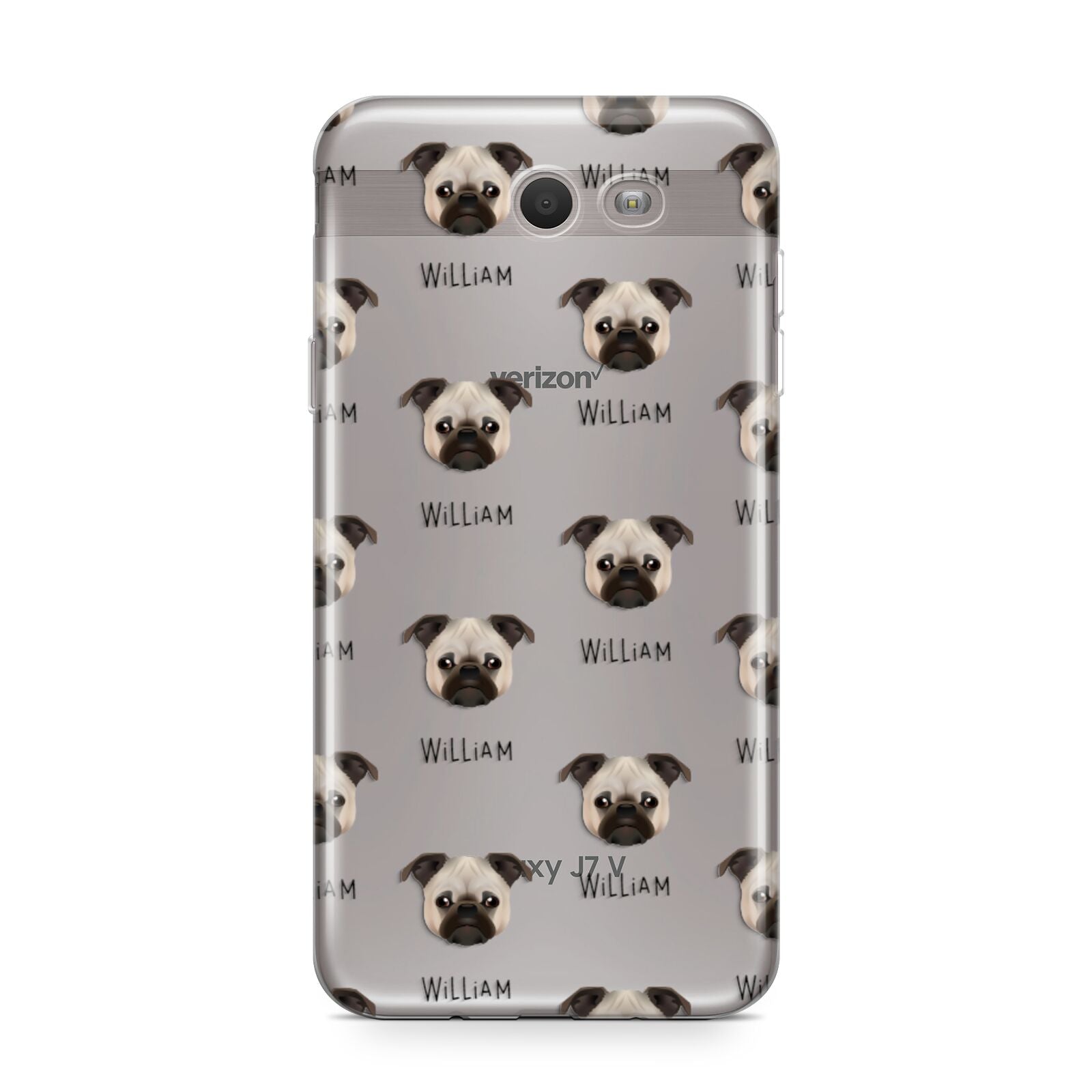 Chug Icon with Name Samsung Galaxy J7 2017 Case